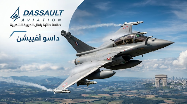 شركة داسو dassault aviation أفييشن صانعة طائرة رافال الحربية الشهيرة