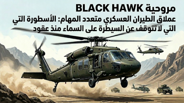 مروحية Sikorsky BLACK HAWK: عملاق الطيران العسكري متعدد المهام الذي يسيطر على السماء منذ عقود