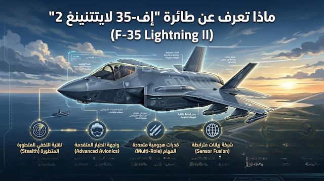 ماذا تعرف عن طائرة “إف-35 لايتنينغ 2” (F-35 Lightning II)