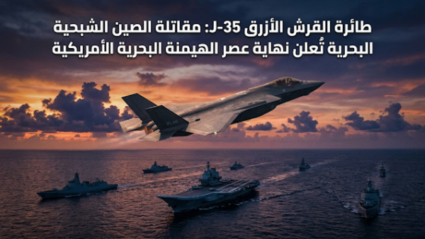 طائرة القرش الأزرق J-35: مقاتلة الصين الشبحية البحرية تُعلن نهاية عصر الهيمنة البحرية الأمريكية