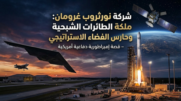 نورثروب غرومان: ملكة الطائرات الشبحية وحارس الفضاء الاستراتيجي – قصة إمبراطورية دفاعية أمريكية