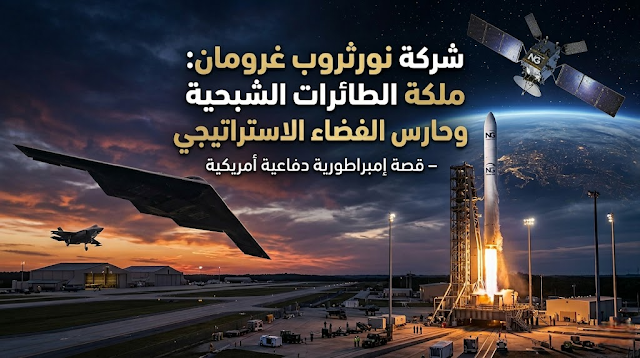 نورثروب غرومان: ملكة الطائرات الشبحية وحارس الفضاء الاستراتيجي – قصة إمبراطورية دفاعية أمريكية