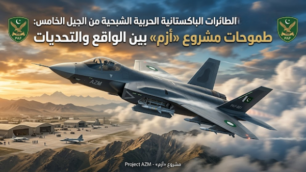 صناعات الطائرات الباكستانية الحربية الشبحية من الجيل الخامس: طموحات مشروع «أزم» بين الواقع والتحديات