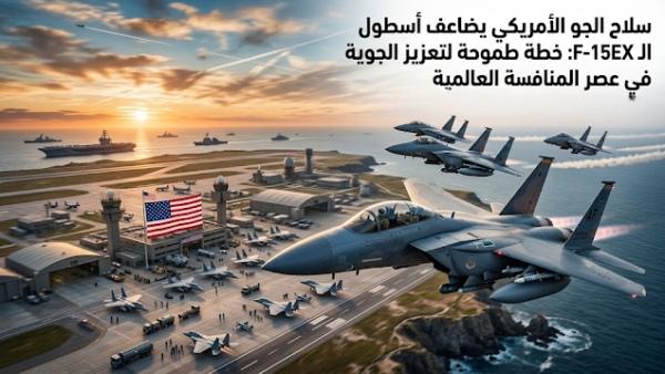 سلاح الجو الأمريكي يضاعف أسطول الـ F-15EX: خطة طموحة لتعزيز القوة الجوية في عصر المنافسة العالمية