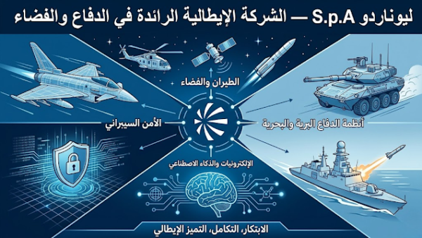 Leonardo S.p.A. — الشركة الإيطالية الرائدة في الدفاع والفضاء