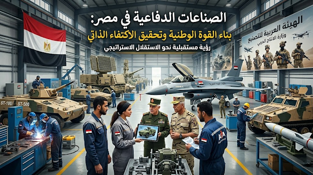 الصناعات الدفاعية في مصر: بناء القوة الوطنية وتحقيق الاكتفاء الذاتي