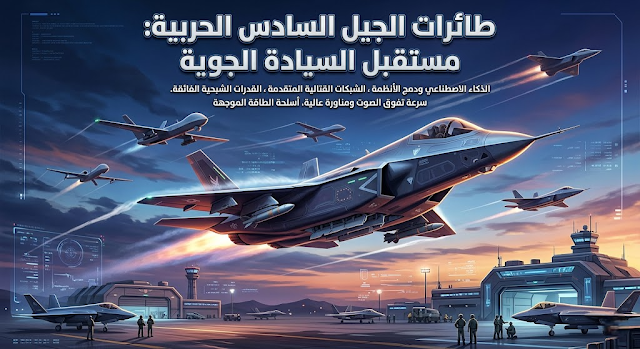 طائرات الجيل السادس الحربية: مستقبل السيادة الجوية