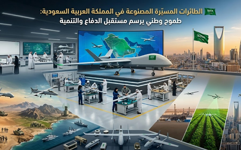 الطائرات المسيّرة المصنوعة في المملكة العربية السعودية: طموح وطني يرسم مستقبل الدفاع والتنمية