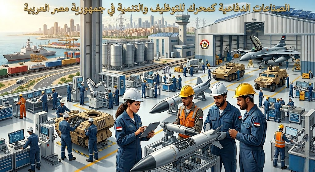 الصناعات الدفاعية كمحرك للتوظيف والتنمية في جمهورية مصر العربية