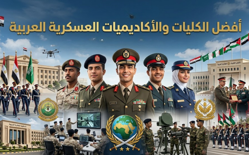 أفضل الكليات والأكاديميات العسكرية العربية: دليل شامل للراغبين في الالتحاق بالمؤسسات العسكرية