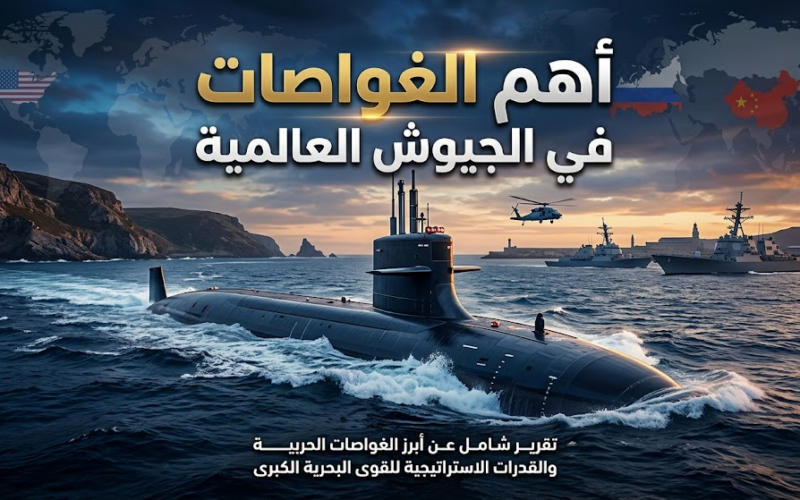 أهم الغواصات في الجيوش العالمية