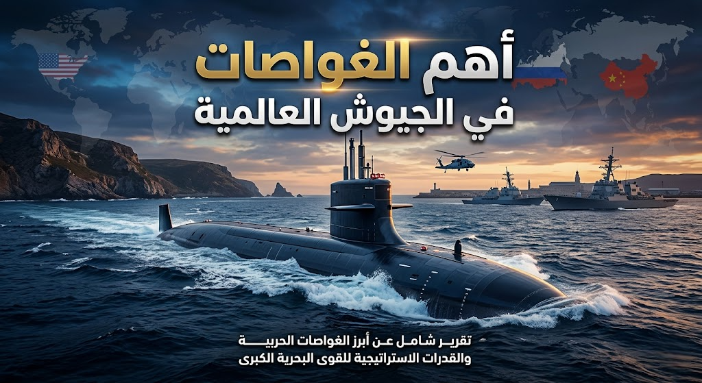 أهم الغواصات في الجيوش العالمية